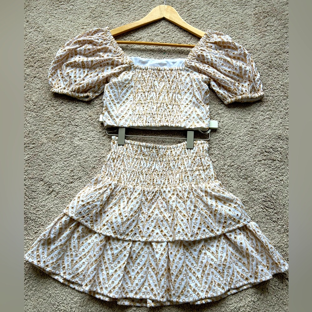 Lilly Pulitzer Yara Eyelet Set (NWT, size 00)
